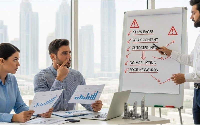  SEO consultant in Sharjah working on website optimization for UAE businesses
