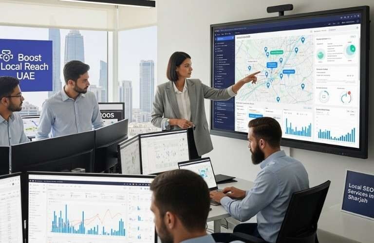 Local SEO expert optimizing Sharjah business listings on Google Maps