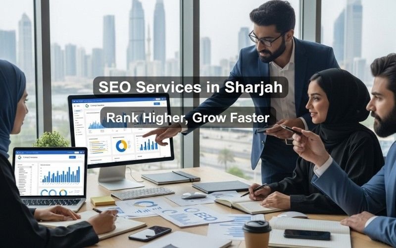 Digital marketing experts providing SEO services in Sharjah office
