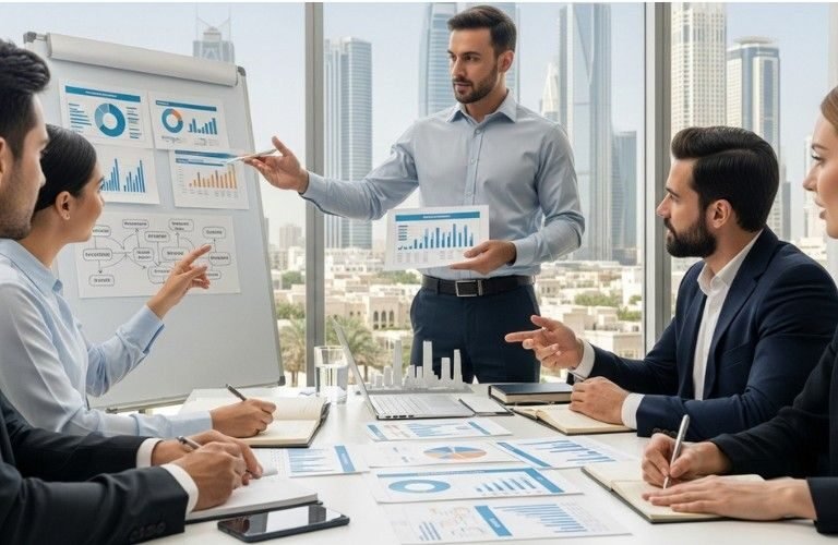 SEO consultant in Sharjah optimizing websites and improving SEO results UAE