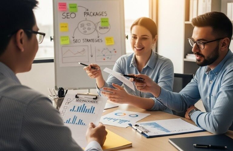 Business analytics and SEO planning for SEO packages in Ajman