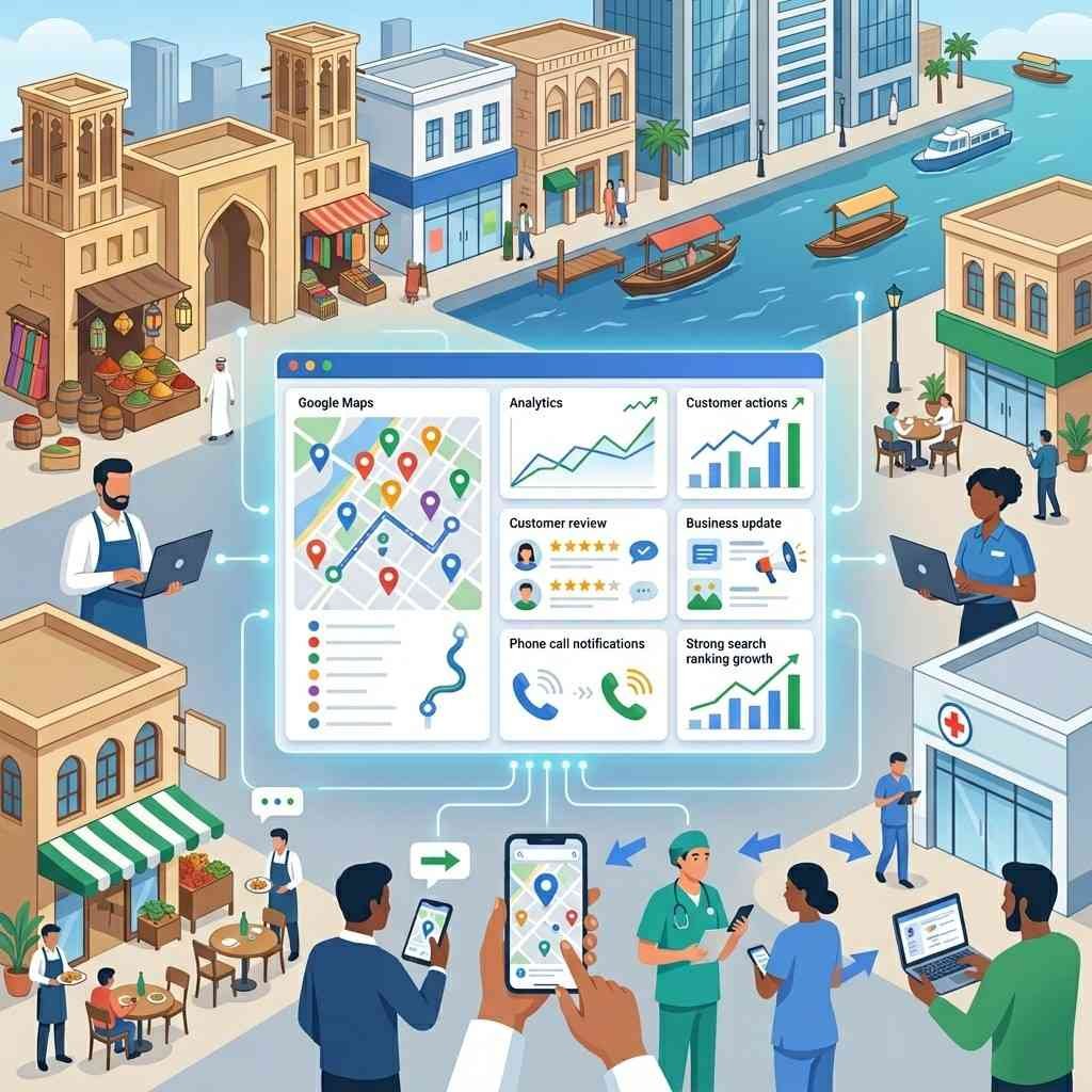 GMB Services in Al Barsha Dubai for Local Business Growth