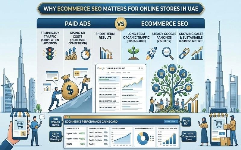 Why Ecommerce SEO Matters for Online Stores in UAE