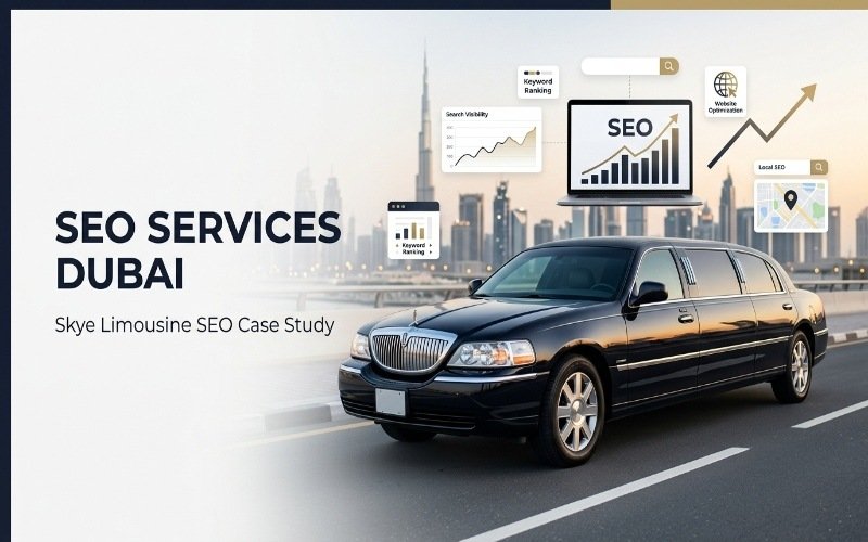 SEO Services Dubai case study for Skye Limousine