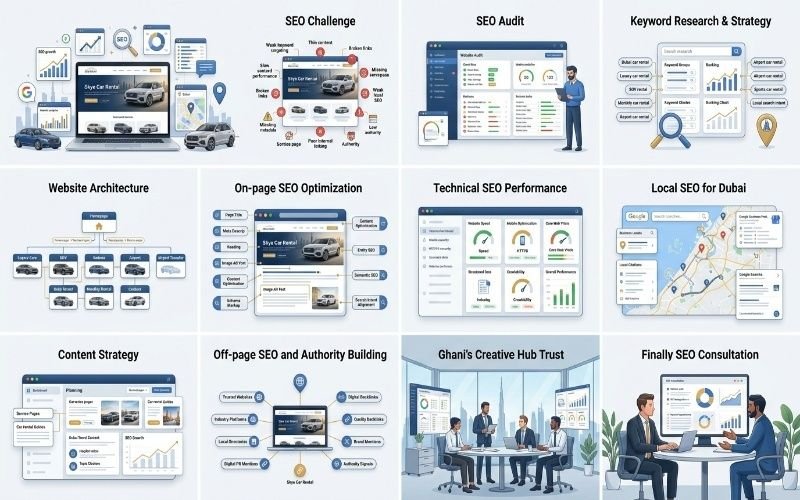 SEO strategy and audit services for Dubai businesses