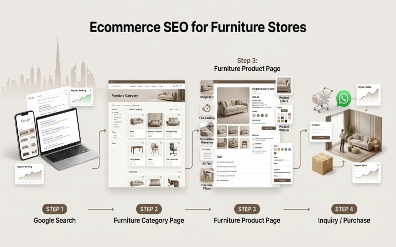 Why Furniture Stores in Dubai Need SEO