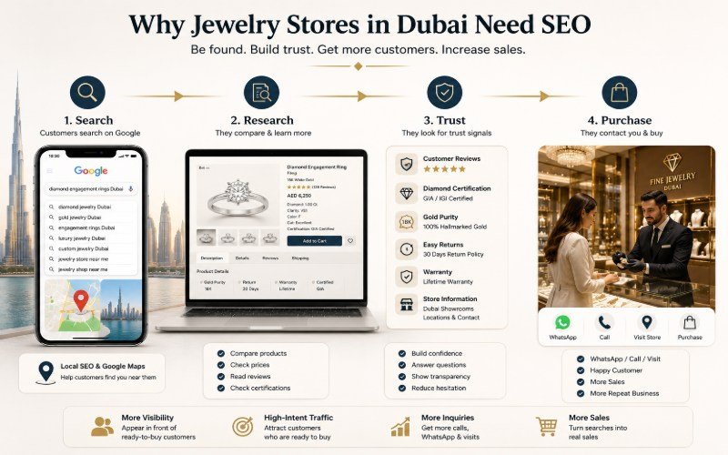 Why Jewelry Stores in Dubai Need SEO