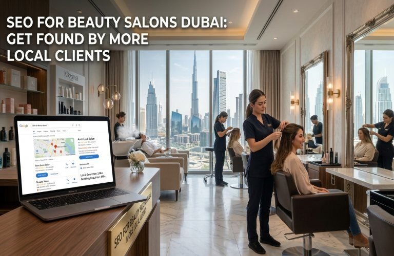 SEO for beauty salons in Dubai helping local clients find salon services online