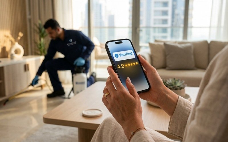 Google Business Profile optimization and local trust for a Dubai pest control company