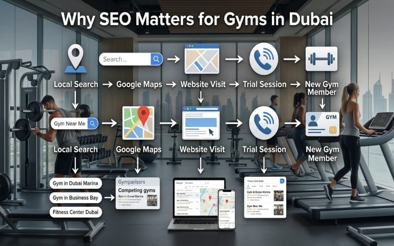 SEO for Fitness Gyms Dubai