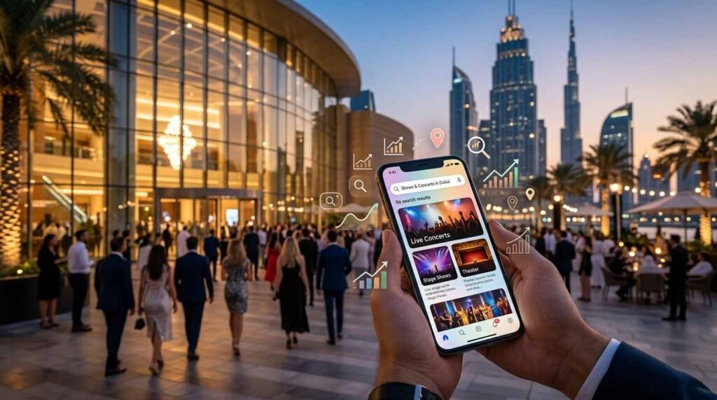 SEO helping entertainment companies in Dubai reach audiences searching for events and venues